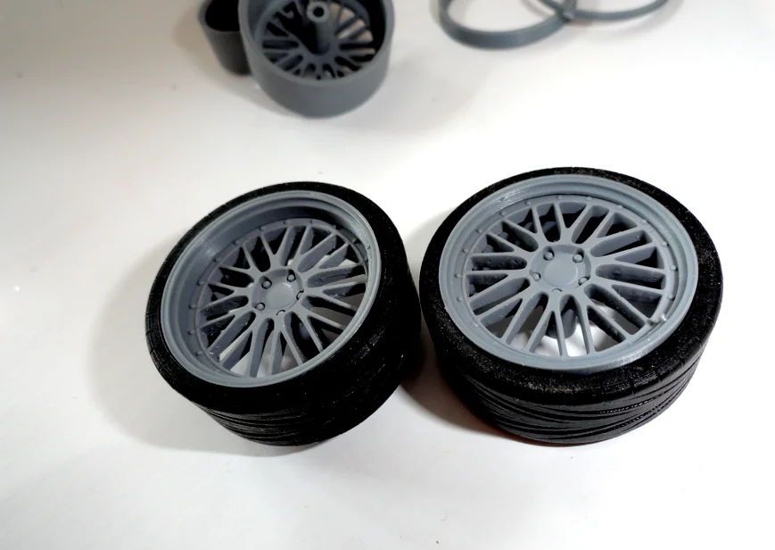 4 шт. 1/18 BSS LM автомобильная модель колеса с шинами запчасти для 1:18 масштаб
