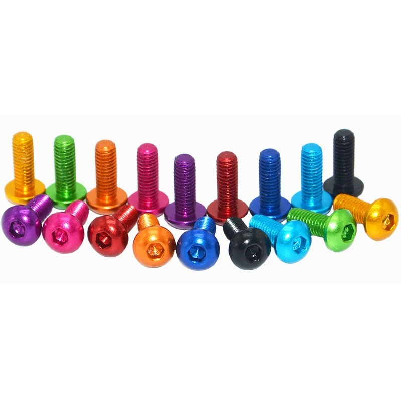 

10Pcs / Lot DIN912 M3 * 6/8/10/16 Color Cup Head Hexagon Socket Screws