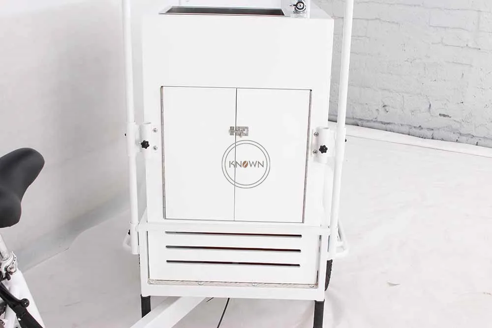 Электрический трехколесный велосипед для мороженого корзина еды уличный