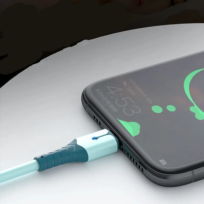 Фото Жидкий Силикон 5A быстрое зарядное устройство Micro USB Type C кабель для Samsung Xiaomi Huawei Жидкий Силикон 5A быстрое зарядное устройство Micro USB Type C кабель для Samsung Xiaomi Huawei