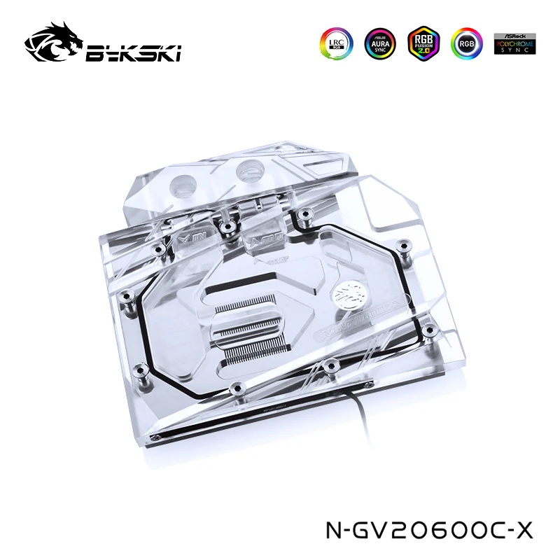 

Bykski GPU WaterCooler For Gigabyte Geforce RTX 2060 OC 6G(rev 1.0) ,2070 Mini ITX 8G Card Water Block, N-GV2060OC-X