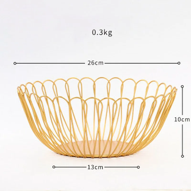 

Nordic Minimalistic Iron Petal Spiral Pattern Fruit Plate Creative Home Home Living Room Desktop Snack Storage Finishing Fruit