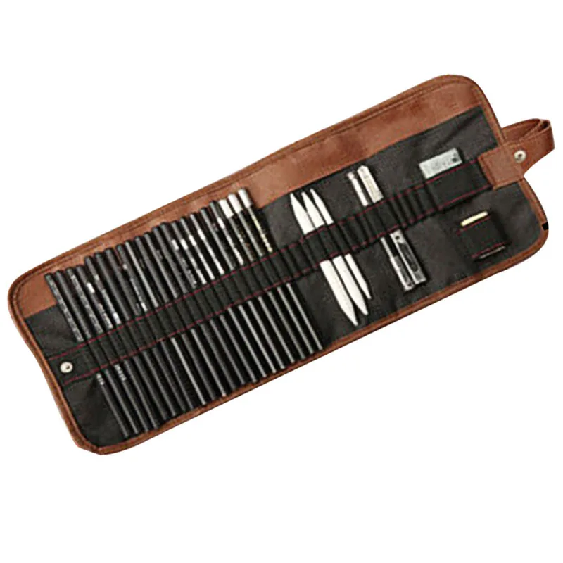 

29pcs Pencil Set Sketching Drawing Art Tool Graphite Pencils Sketching Supplies SDF-SHIP