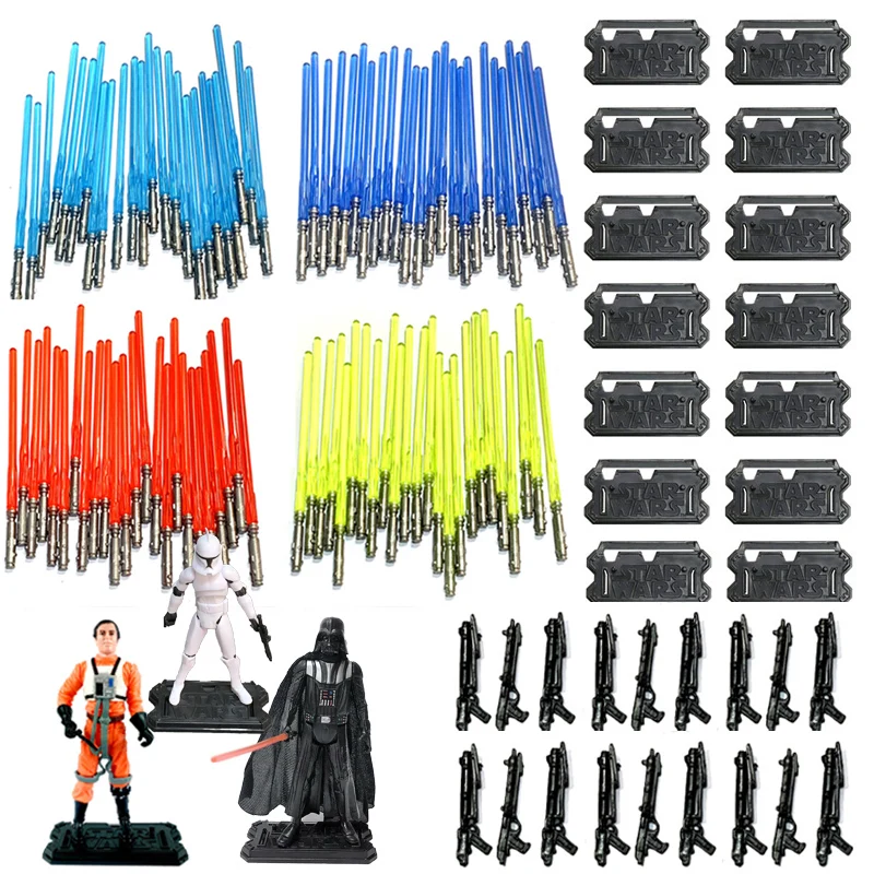 Lot Clone Wars 3 75 дюйма Экшн фигурки солдат Республики подставка осветительное оружие
