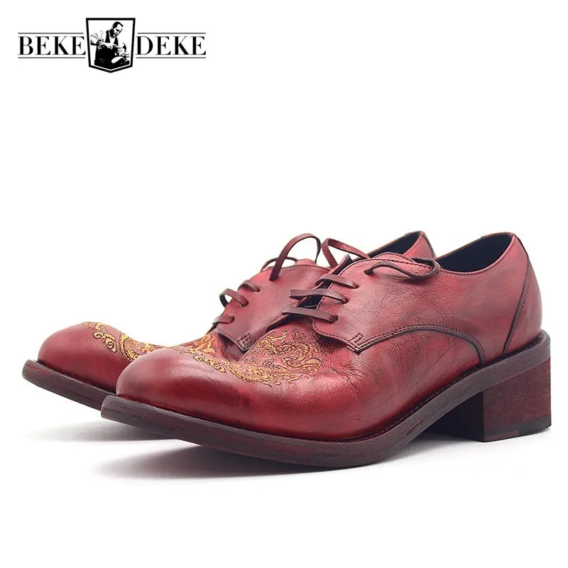 2020 г. модные модельные туфли из натуральной кожи для подиума мужские