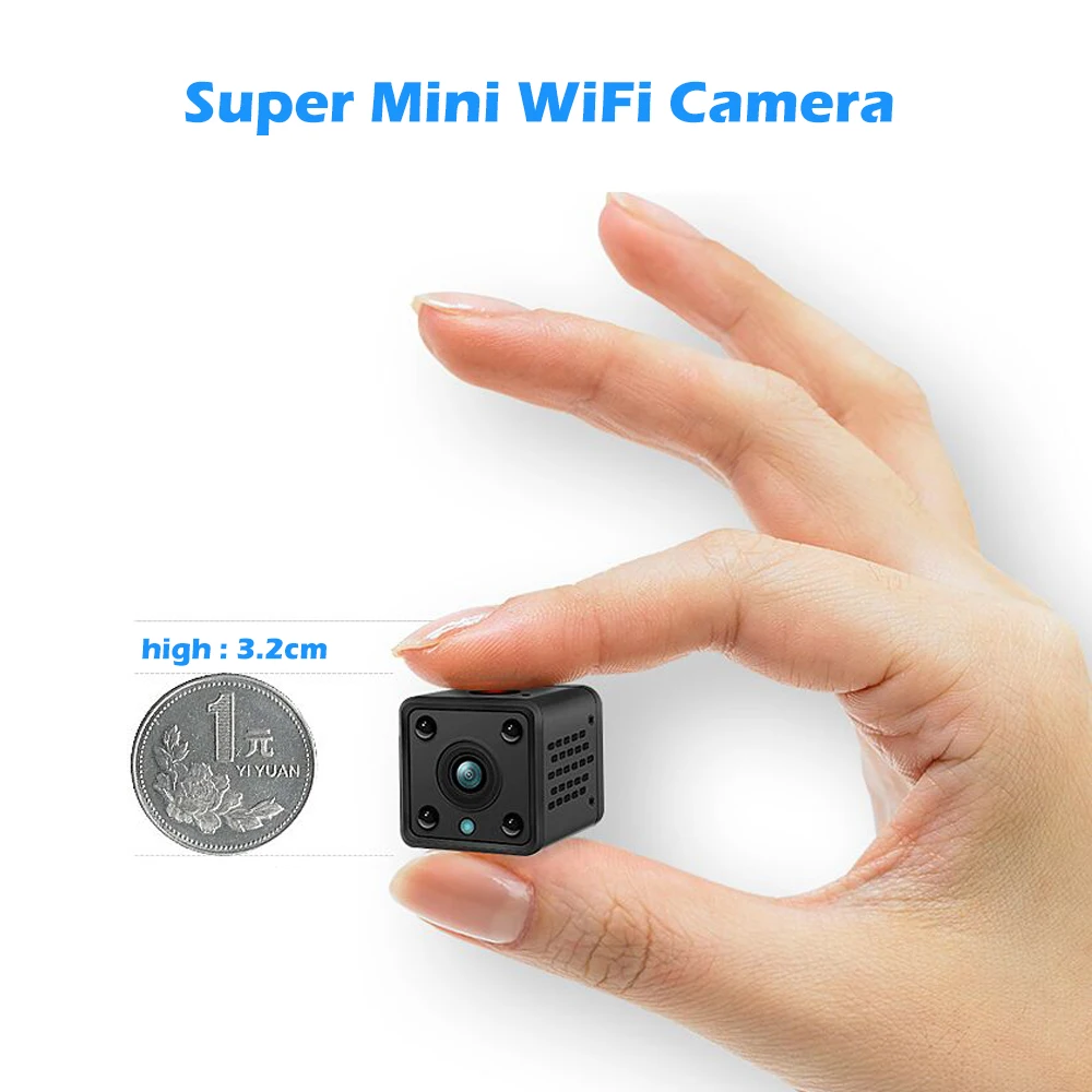 Tuya Мини Wifi камера 1080P умный дом Безопасность детский монитор 140 градусов широкий угол беспроводной мини IP камера Встроенный аккумулятор лучший