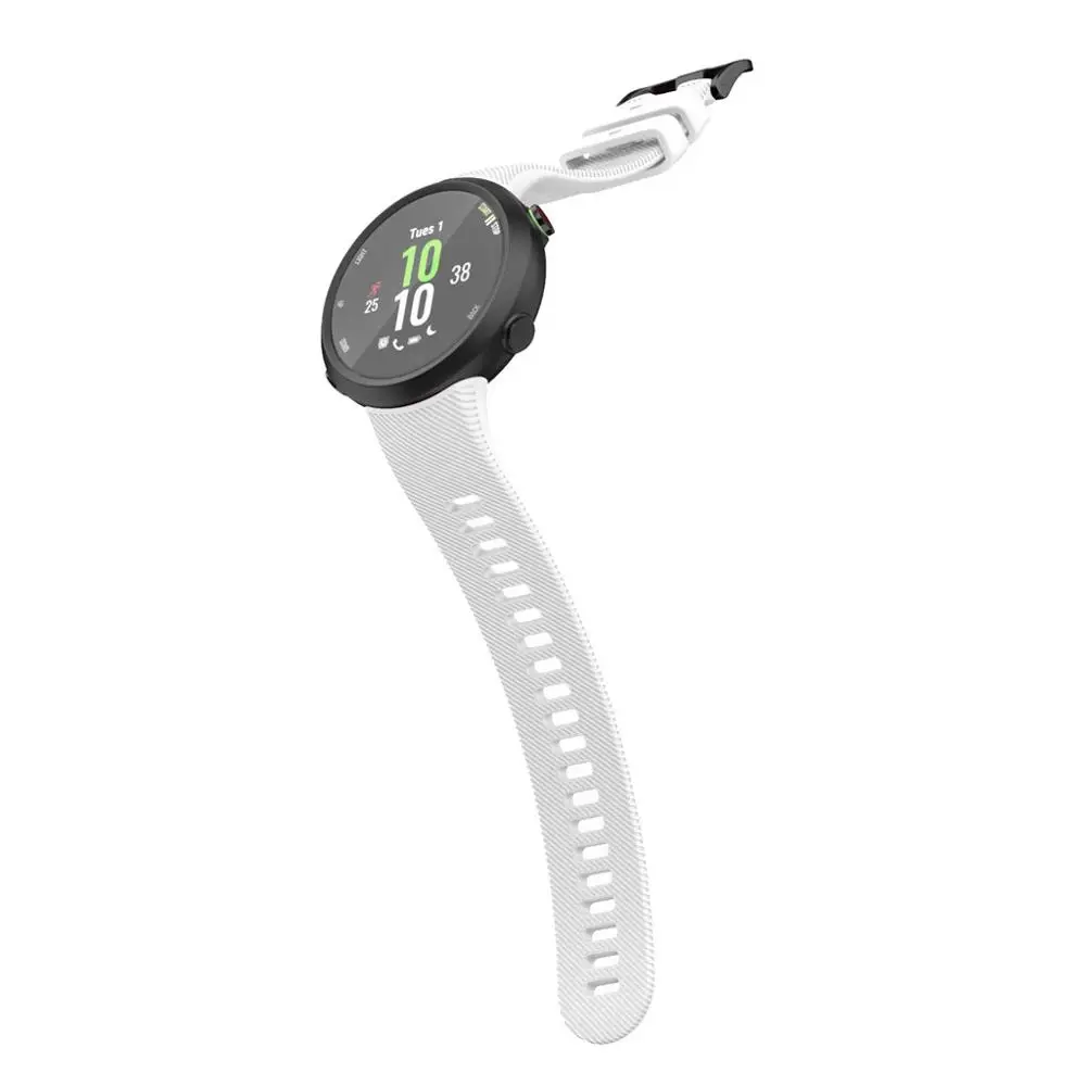 Фото Ремешок силиконовый для Garmin Forerunner 45, мягкий спортивный сменный Браслет для наручных часов, 20 мм №4