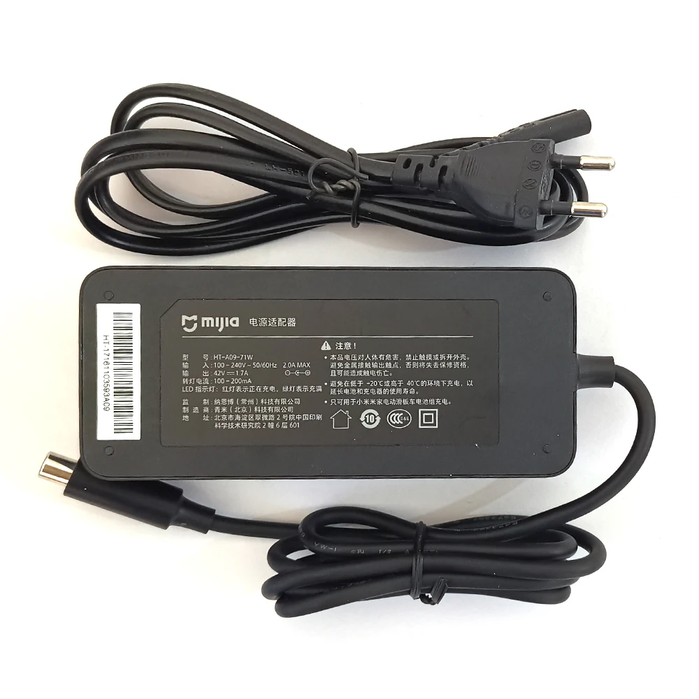 original charger adapter for m365 electric skateboard scooter charger 42v 1 7a for xiaomi mijia m365 pro scooter free global shipping