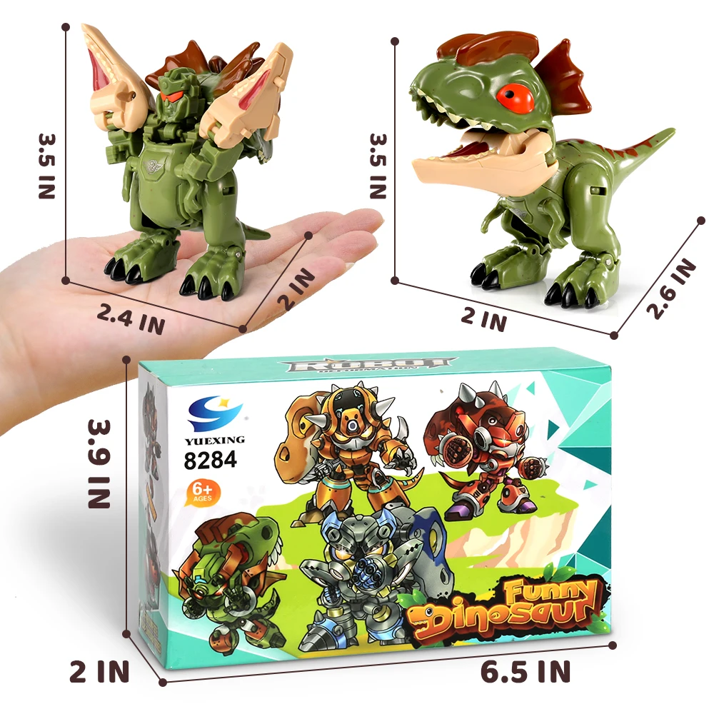 

Transform Dinosaur Robot Toy Jurassic Park, Transformer T Rex Educational Animals Dinosaurs Toys for Children Boys