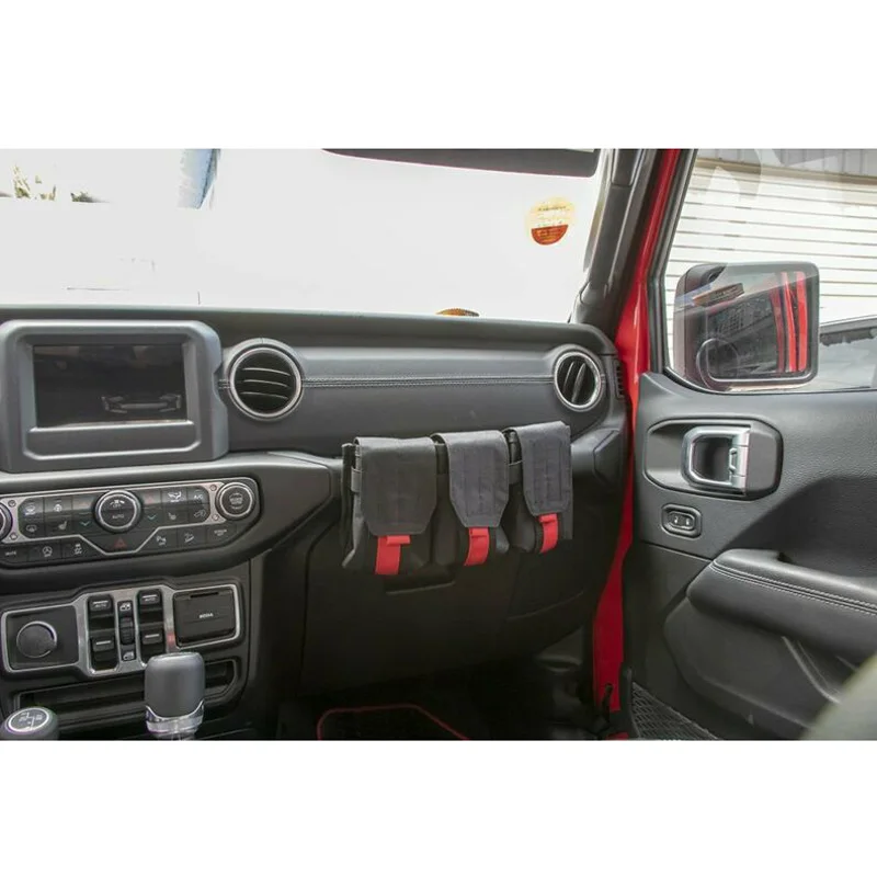 Сумка для хранения ручки салона автомобиля приборной панели Jeep Wrangler JK JL 2007 2019|Все