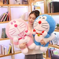 4560cm cartoon cute stand by me doraemon plush toys high quality stuffed cats pillow soft anime doll for kids girls gift