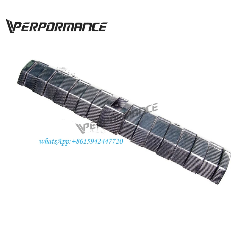 W463 средние пластины для заднего бампера вагона из углеродного волокна G класса G500