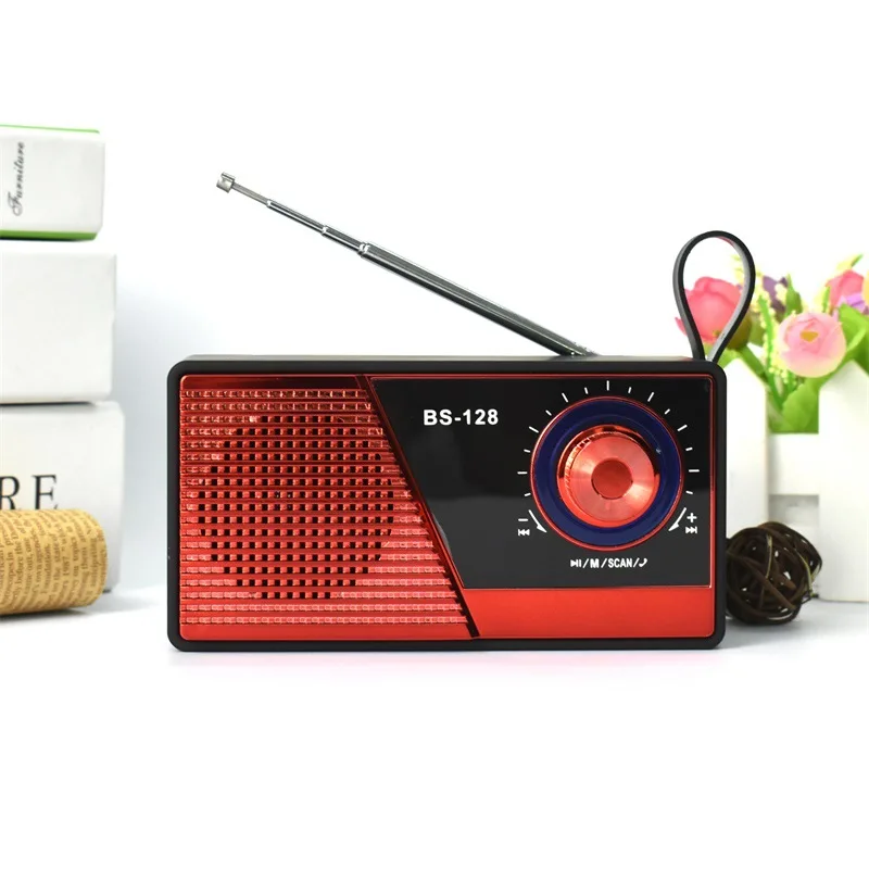 Портативная стереосистема с FM радио Bluetooth mp3 колонка Мини Телескопическая