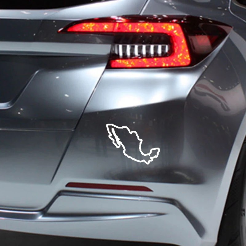 Мексика контур автомобильные наклейки бампер окна Em трассы карта Стиль