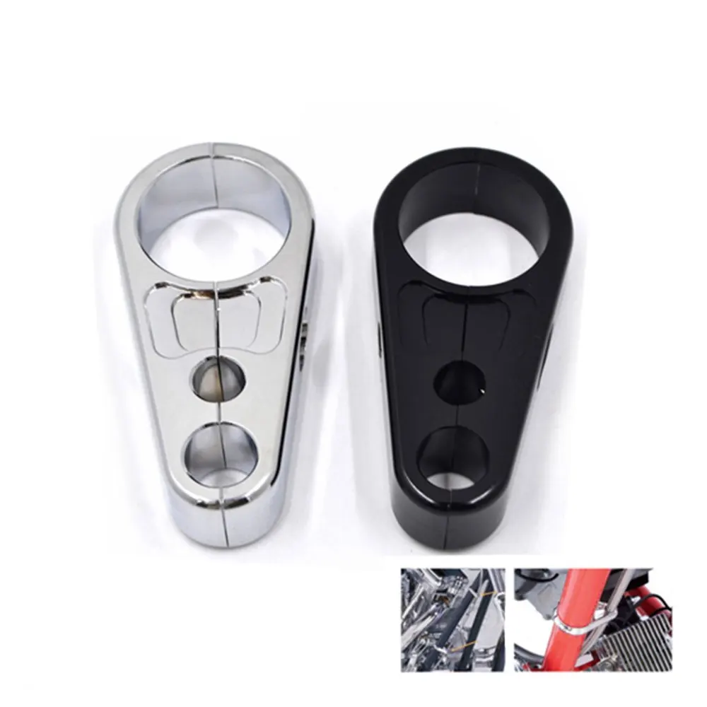 

Motorcycle 1 Inch Handlebars Brake Line Clutch Cable Frame Clamp Clip Frame Cover 25mm Handle bar Motobike For Chopper Bobber