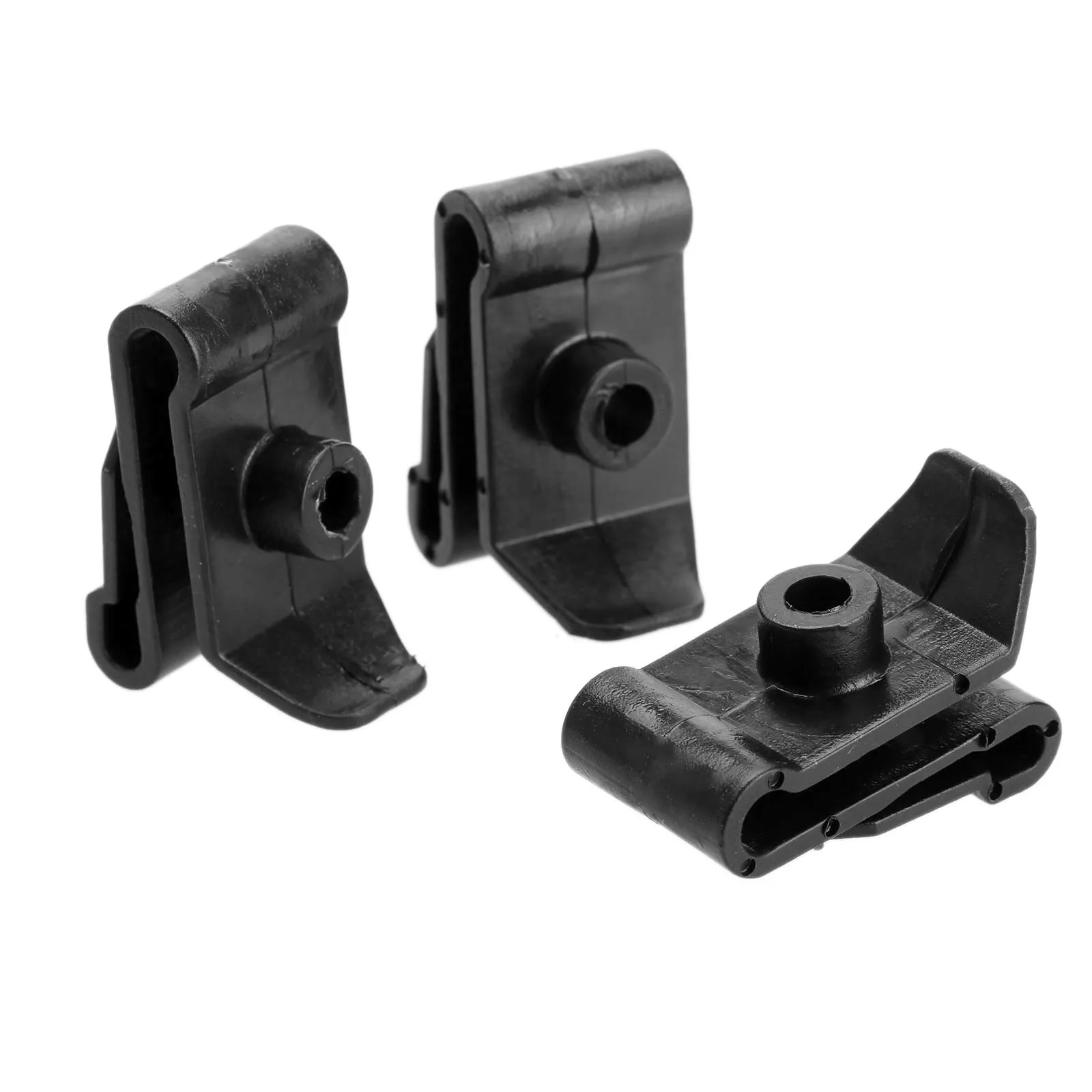 

50Pcs 5mm Set Black Car Fastener Clips Car Interior Hood Prop Rod Support Clips Auto Car Interior Fender Retainer For Toyota
