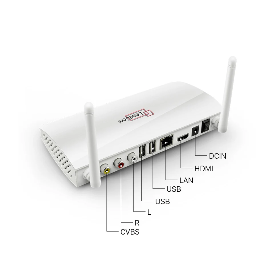 Leadcool HD Smart TV приставка Android 9 0 Amlogic S905W четырехъядерный H.265 ТВ 4K медиаплеер 2 4 ГГц Wifi