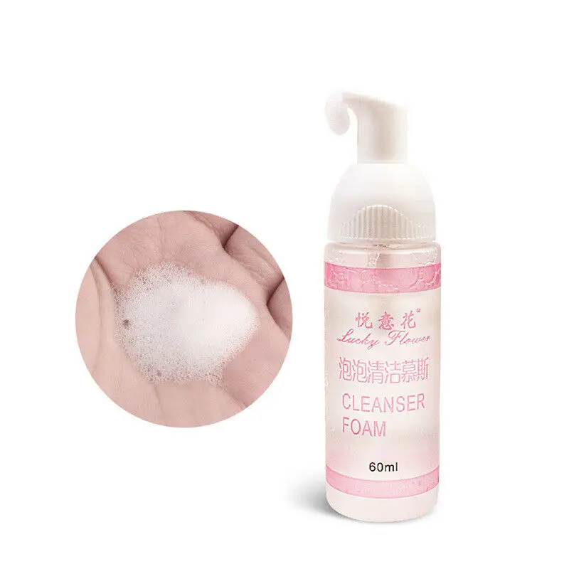 60 мл очищающая пена для ресниц профессиональное удлинение очищающее средство