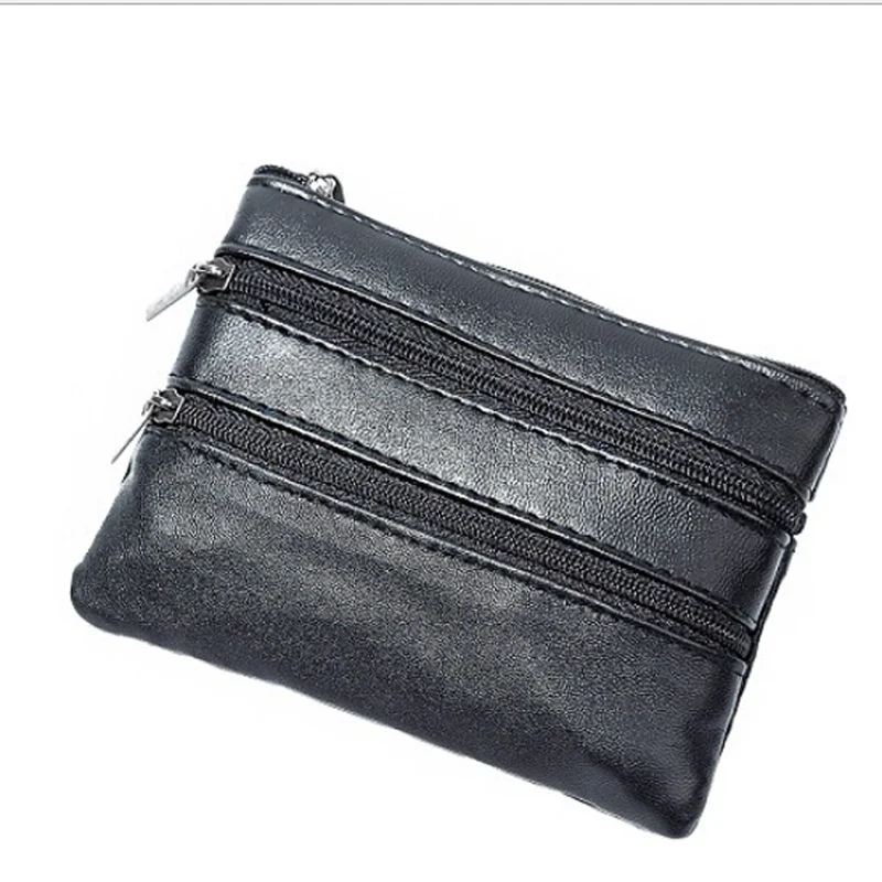 Fashion Coin Purse Men Small Bag Wallet Change Purses Zipper Money Bags Children Mini Wallets Leather Key Holder carteira