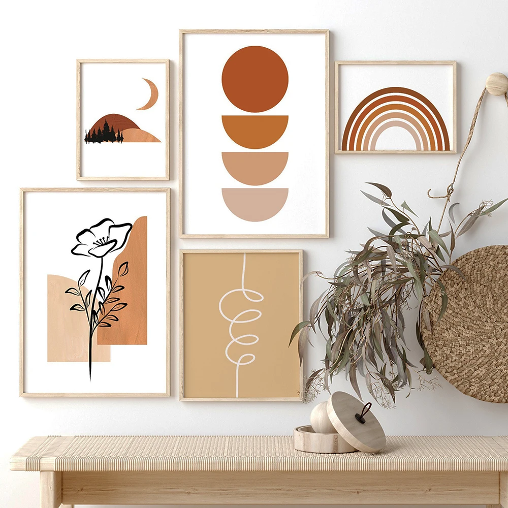 

Modern Art Boho Style Discounted Photography Forest Nature Digital Pictures No Frame Painting