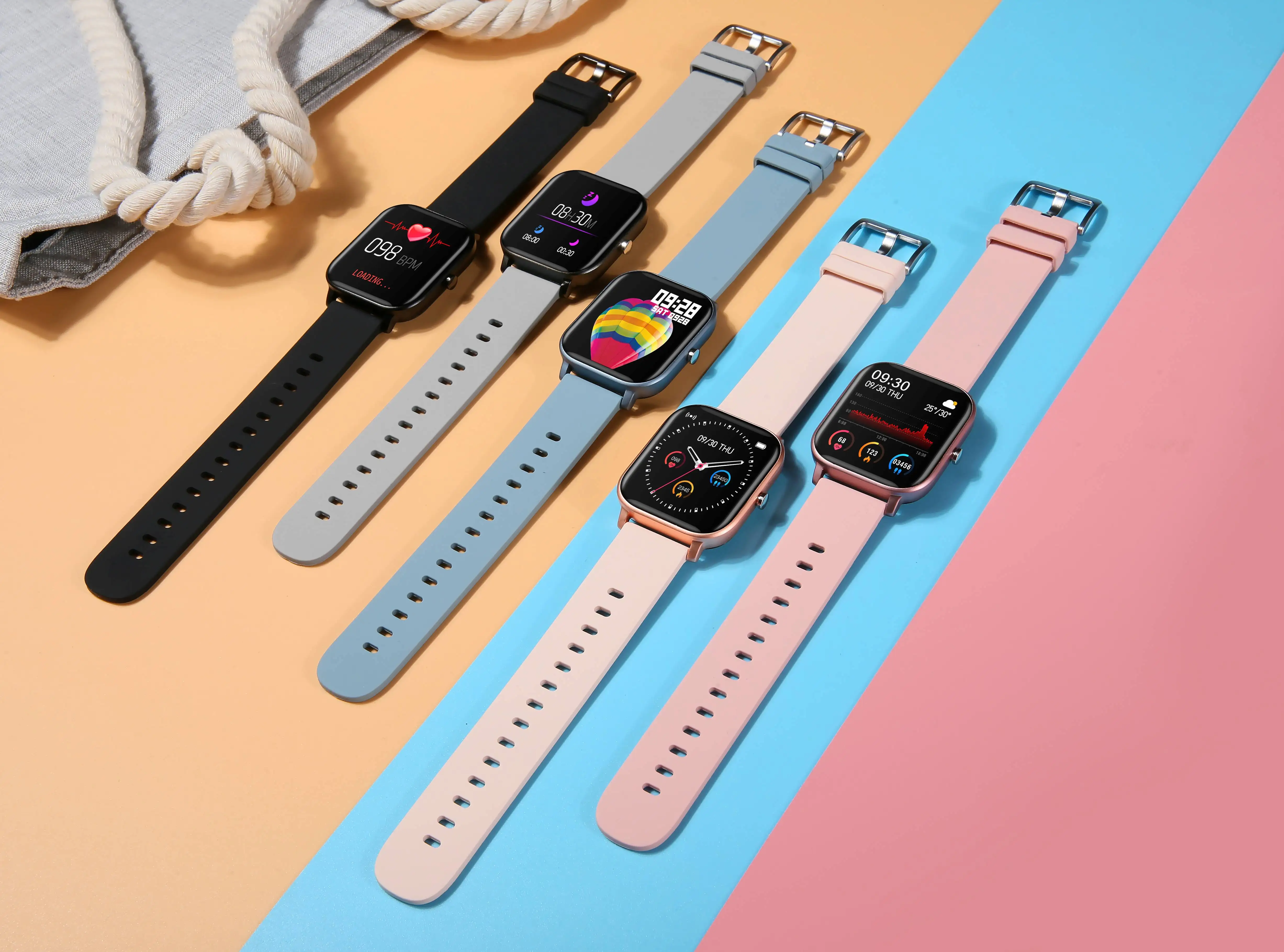 Оригинальные Смарт часы P8 ремешок заменить 20 мм ремни для /Amazfit Молодежный