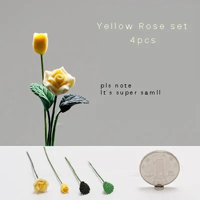 3D стерео глина Моделирование цветок микро модель небольшой магнит на