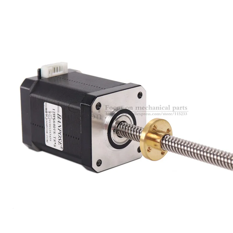 17hs6401S for 3D Printer 73N.cm 4-lead 5PCS stepper motor nema17 with T8 screw lead 2/4/8mm 310mm 42 | Обустройство дома