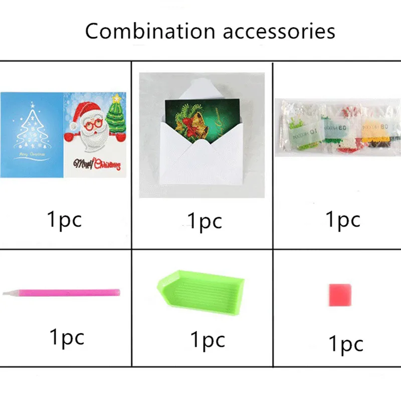 Рождественские подарки 5D сделай сам алмазная живопись украшения для