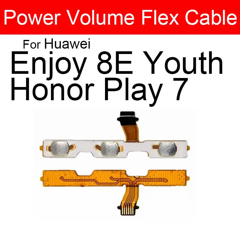 

Volume Power Button Flex Cable For Huawei Enjoy 8E Youth Honor Play 7 Side Key Audio Control Butoon Flex Ribbon Repair Parts