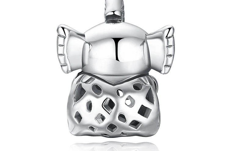 JewelryPalace 925 пробы серебро Дамбо большие ухо Слон Шарм Бусины Fit Браслеты для женщин как красивые подарки DIY ювелирные изделия