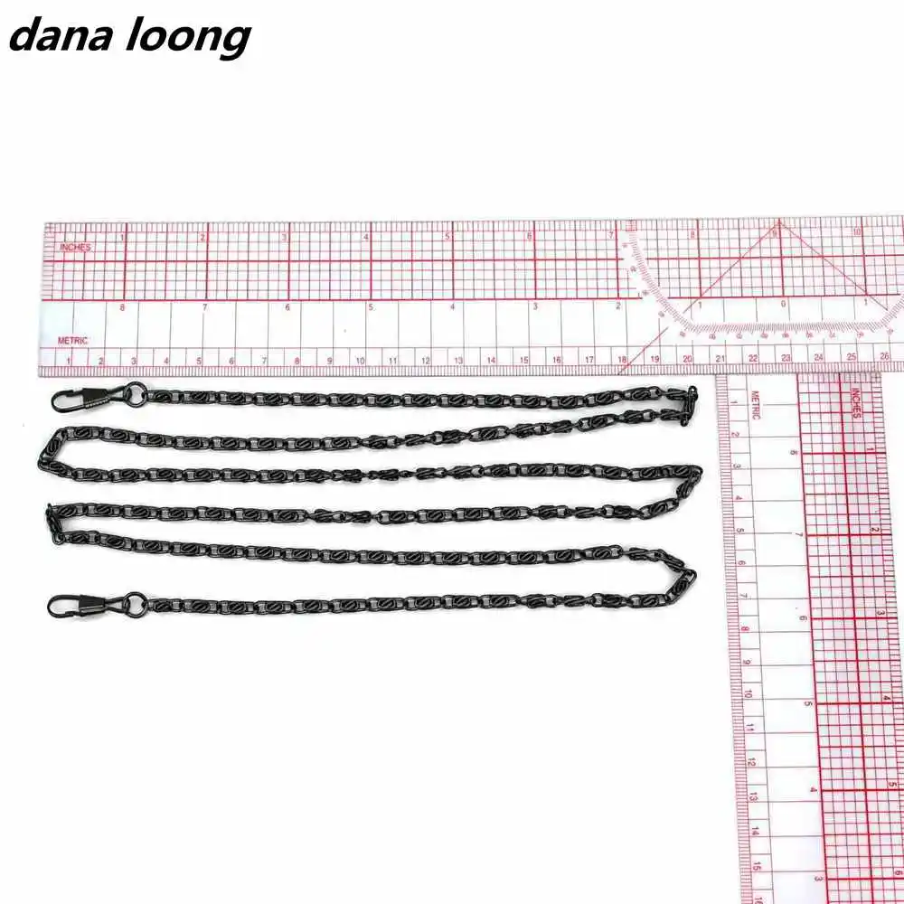 Сменная металлическая витая Цепочка для кошелька длина около 120 см ширина 0 3