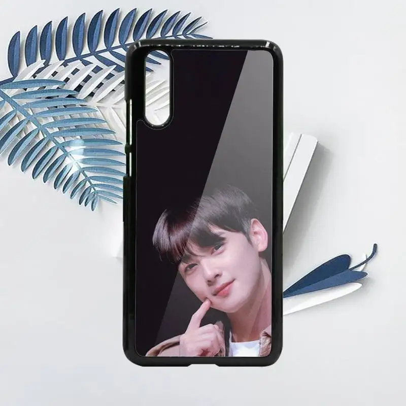 

Cha Eun Woo Korean star Phone Case PC For Samsung galaxy S note 8 9 20 10 e lite2019 plus pro ultra
