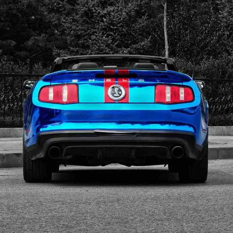 3D Лошадь Стиль автомобиля ABS Задняя эмблема наклейка 50 летняя Шелби GT500 Roush Laguna Seca