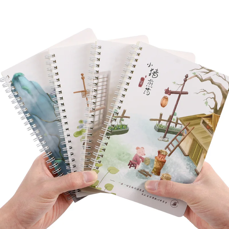 A5 Cute Notebook Paper Coil Weekly Planner 120 Sheets Writing Diary Note Pads Notebooks and Journals School Supplies Stationery |