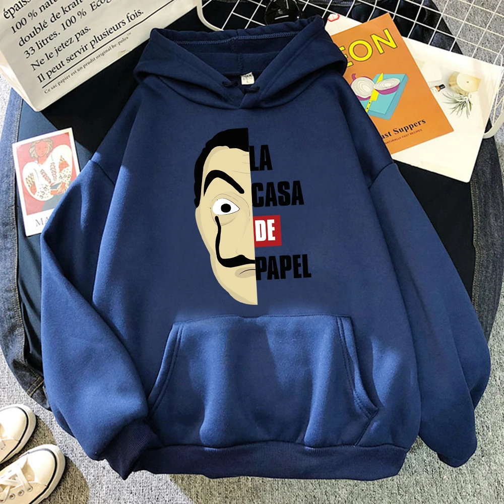 

Мужская толстовка La Casa De Papel, Уличная Повседневная Толстовка с капюшоном, корейская мода, Толстовка для мужчин, удобная свободная Спортивная...