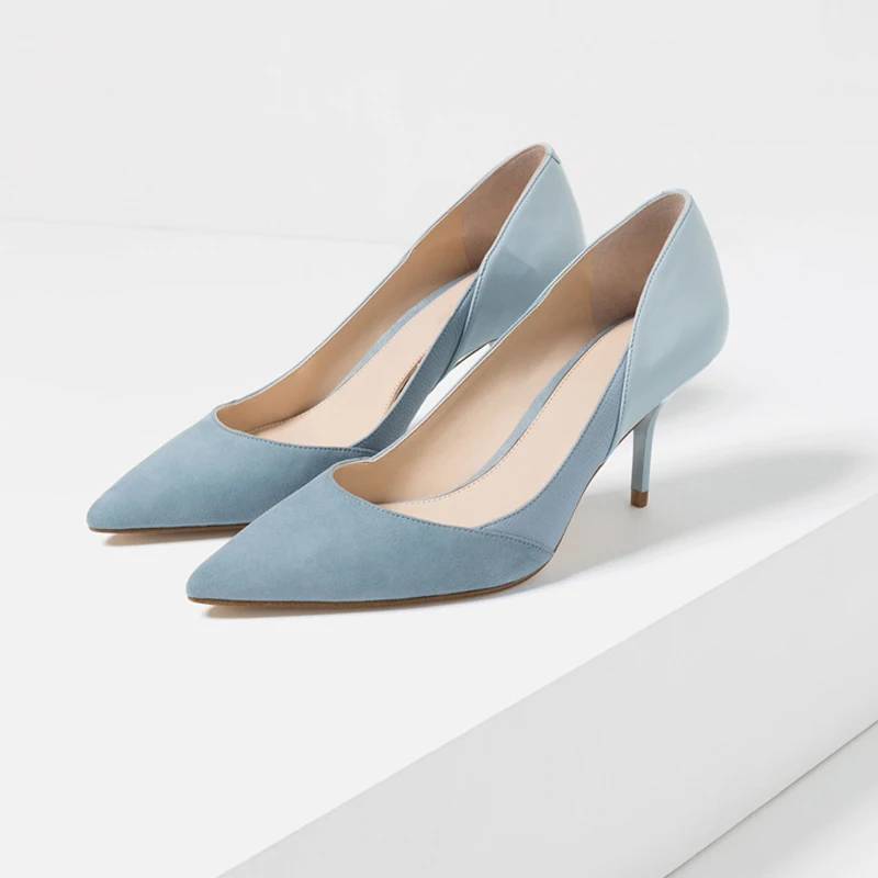 Туфли женские на высоком каблуке пикантные элегантные офисные туфли-лодочки