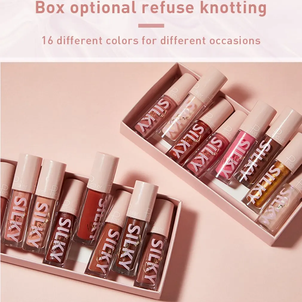 8 цветов/набор Увлажняющая помада для губ |