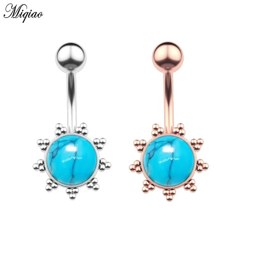 

Miqiao 1 Pcs Piercing Jewelry Creative Stainless Steel Belly Button Nail New Hot Selling Belly Button Ring