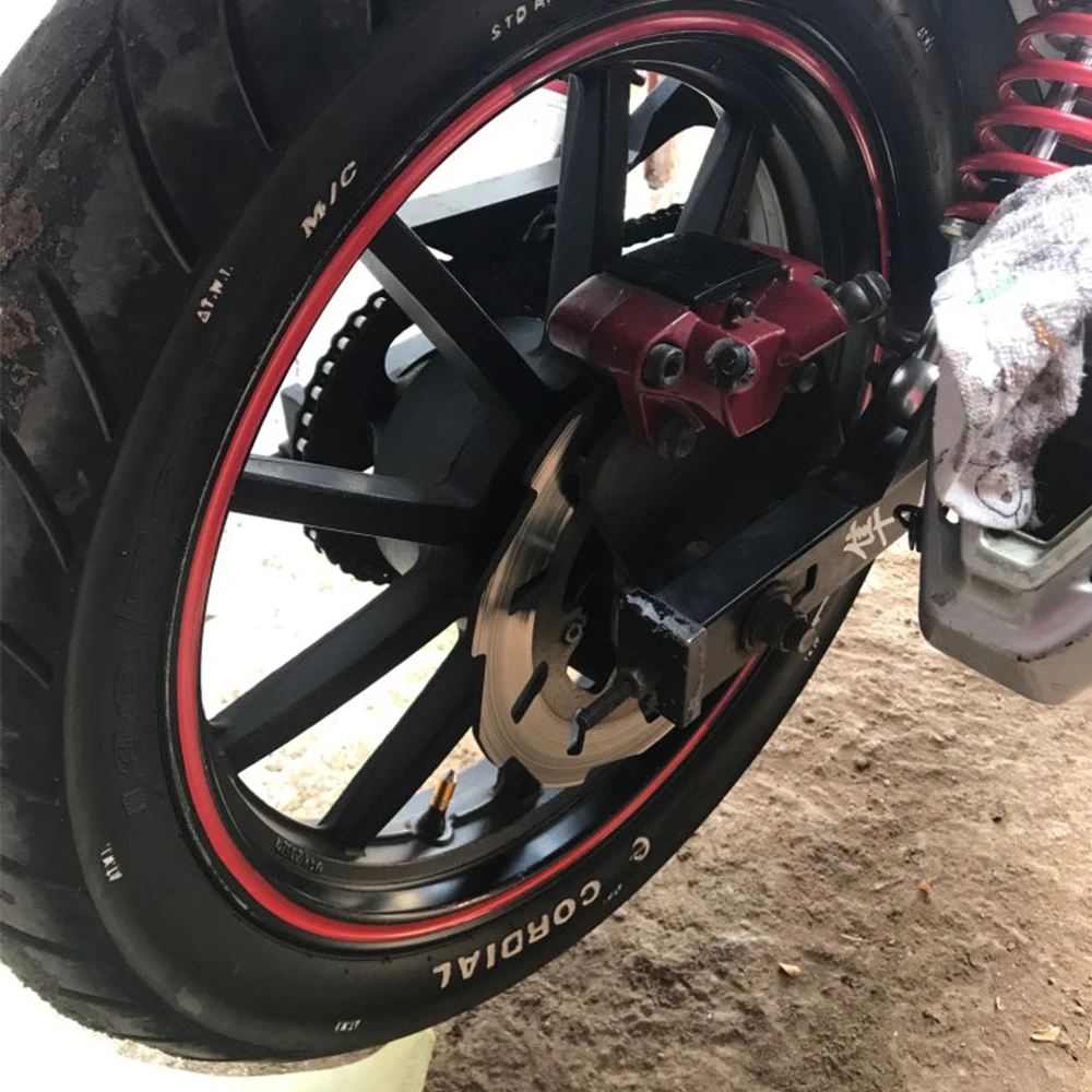 Мотоцикл стиль ступицы колеса шины Светоотражающая наклейка на машину