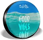 Minxiang Good Vibes Only пляж цитаты соль запасная крышка шины автомобиля, погодостойкие протекторы шин для дома на колесах лодки