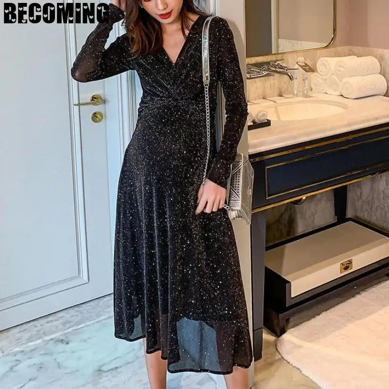 Большое платье для беременных вечерние ринки осеннее женское грудного