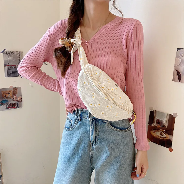 casual large capacity tote designer sweet daisy women shoulder meseenger bags canvas lady crossbdoy bag summer beach big purses | Багаж и
