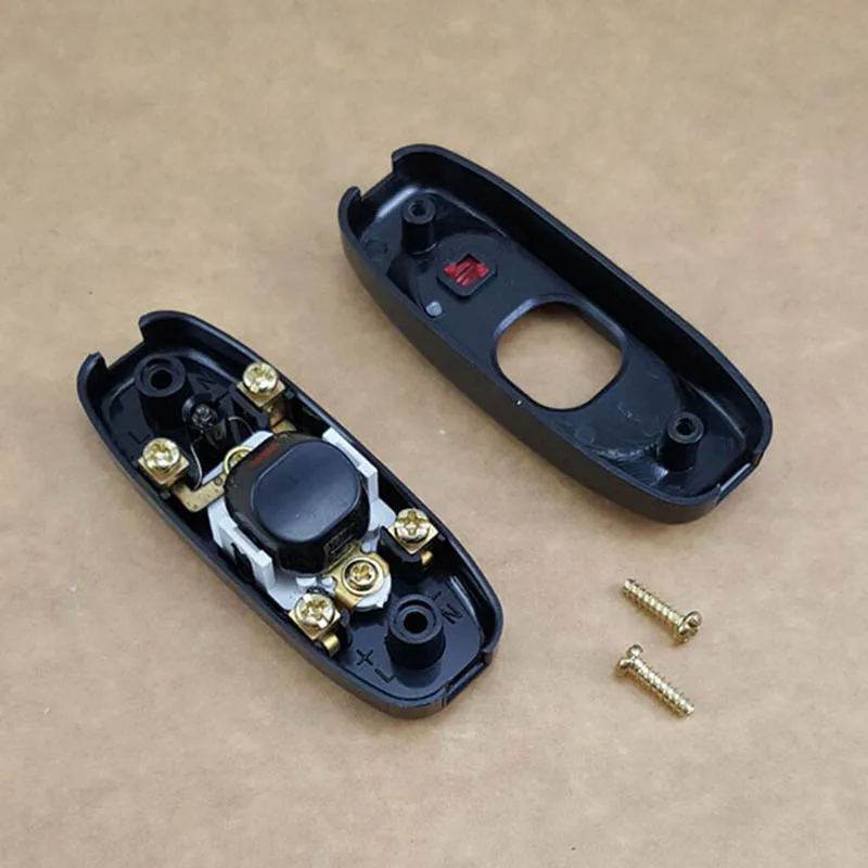 Бытовой выключатель света 220 В 10 А шнур кабель ВКЛ/ВЫКЛ для настольной лампы AUG889 |