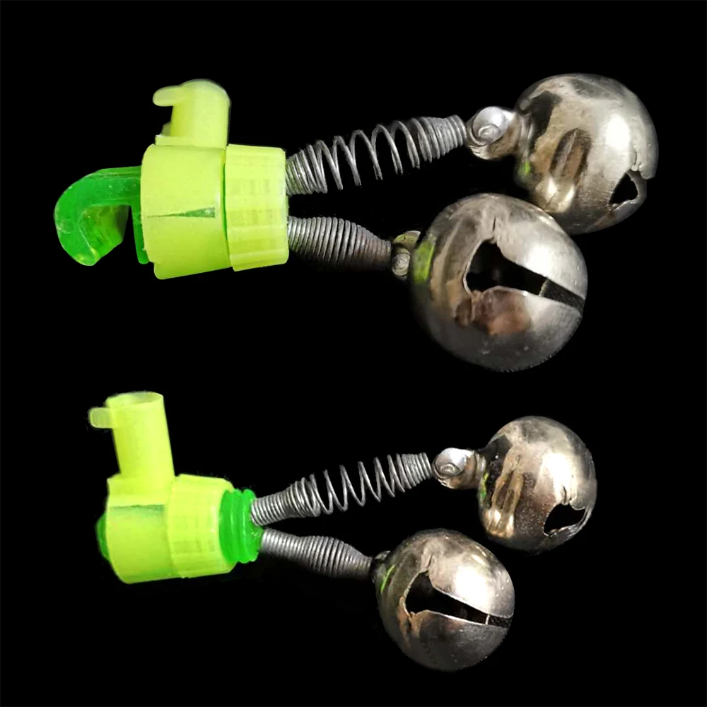 5 шт./лот сигнализатор для укуса рыбалки Удочка колокольчик зажим наконечник