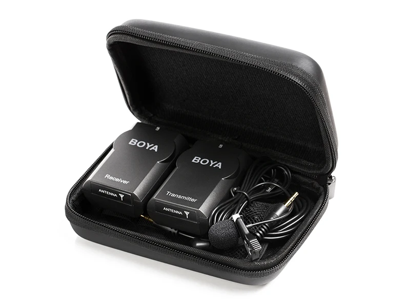 Boya BY-WM4 Pro/BY-WM4 Mark II беспроводные ПЕТЛИЧНЫЕ Микрофон Студийный конденсаторный лацкан микрофон для интервью для iPhone Canon камеры Nikon