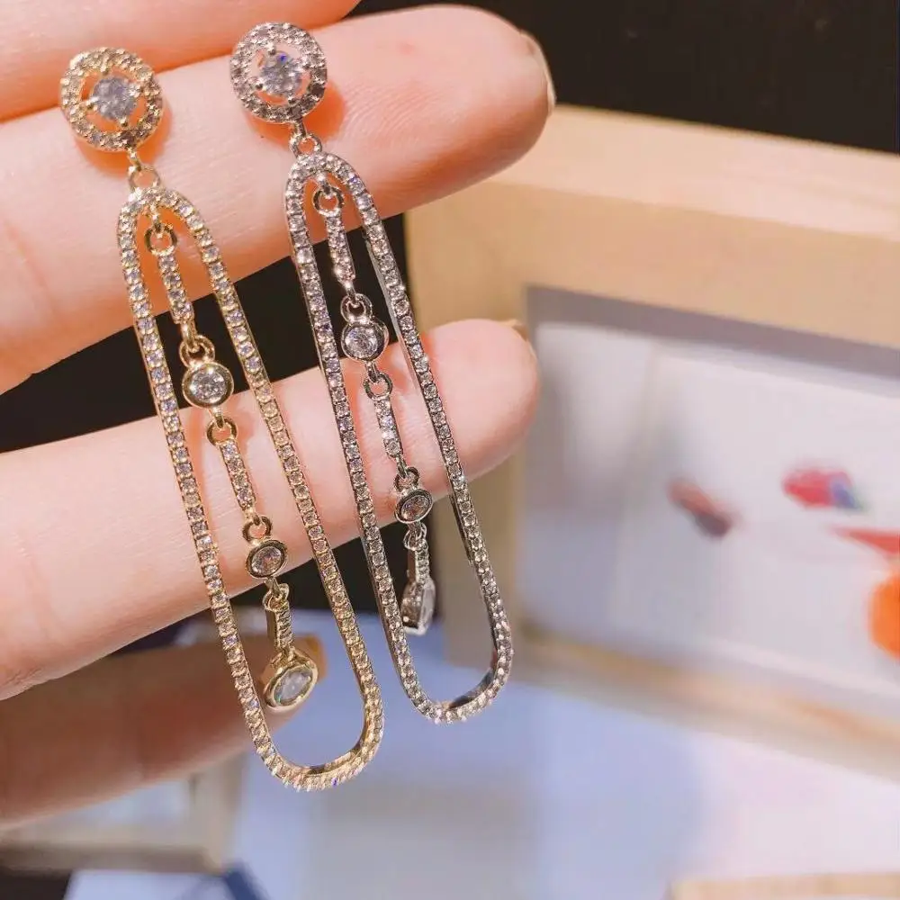 Новые модные серьги подвески HIBRIDE для женщин аксессуары вечеринок свадебные