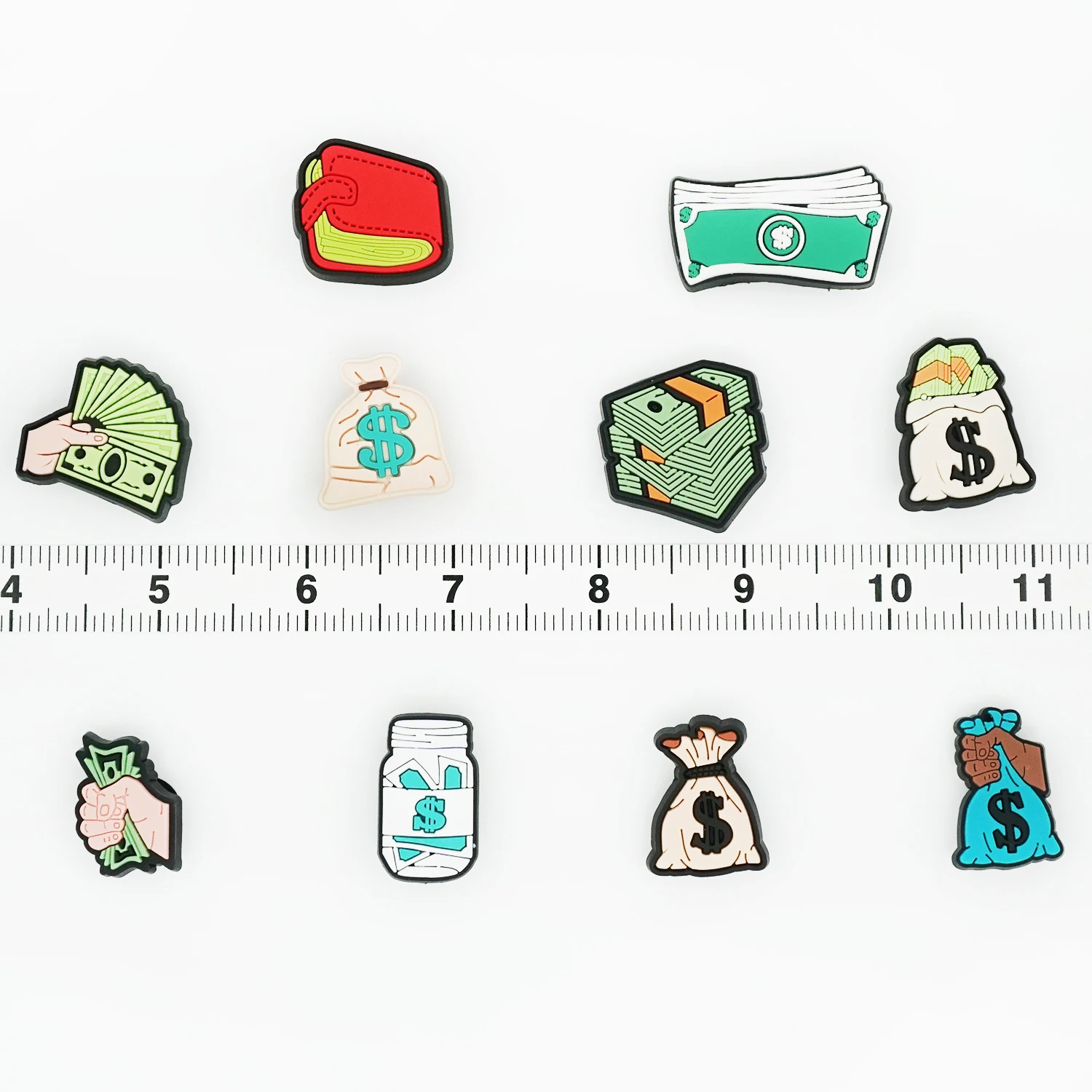 1 шт. подвески для денег обуви бумажник доллар Билл застежки новые аксессуары