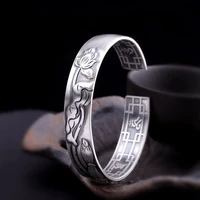 kjjeaxcmy boutique jewelry foot silver 999 thai silver couples hand jewelry lotus six words bracelet