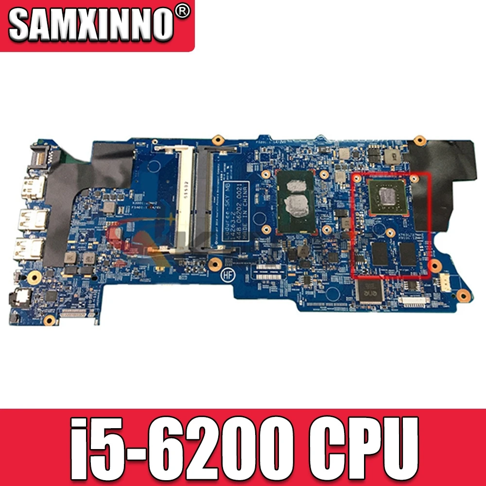 

Akemy 811099-001 аккумулятор большой емкости 14263-2 448.06202.0021 для HP x360 15-W 15-BK Материнская плата ноутбука 811099-601 811099-501 Материнская плата i5-6200 Процессор PM