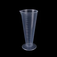 1 pc triangle measuring cup 100ml plastic measuring tools for baking kitchen tools transparent cylinder cup school supplies